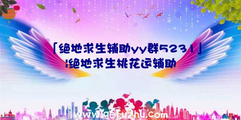 「绝地求生辅助yy群5231」|绝地求生桃花运辅助